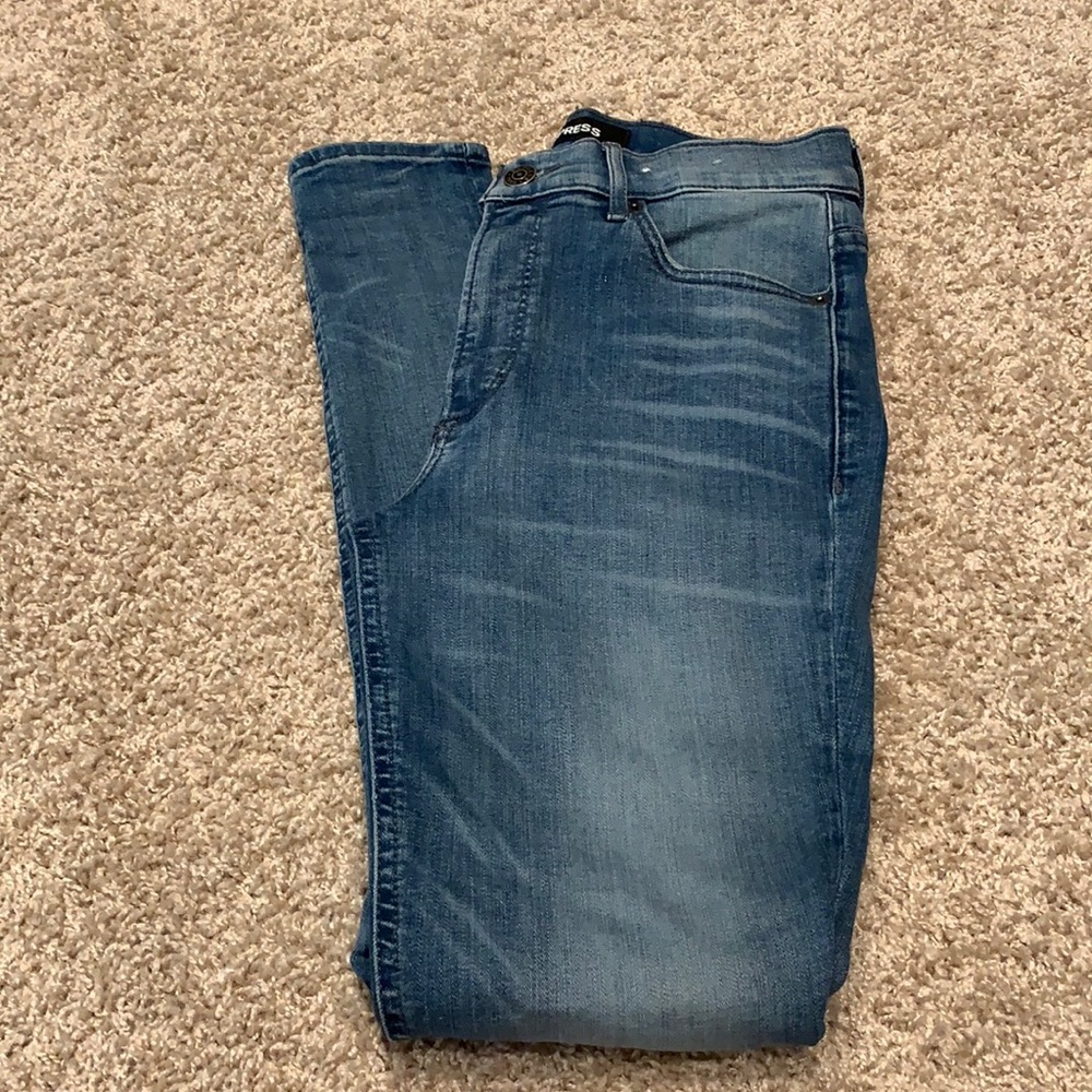High rise denim perfect legging 8